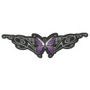 Aufnäher Lila Schmetterling 30 x 9 cm Purple Tribal Butterfly Patch