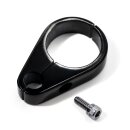 Alu Schwarz Kabelklemme 1-1/4" Lenker Rahmen Kupplungszug 32mm f Harley Davidson