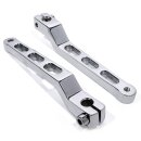 Palanca de cambios en el volante de aluminio cromado p....