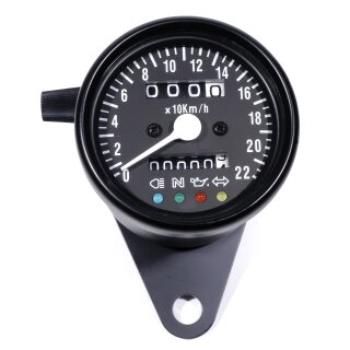 Mini clignotants de compteur de vitesse noir pour Harley-Davidson Honda Suzuki