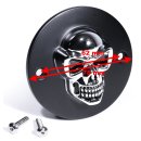 Timer Point Cover Black Skull for Harley-Davidson Shovel Evo Big Twin Sportster