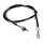 Tachowelle für Harley-Davidson 98cm Vorderrad 12mm Tacho-Anschluss schwarz 80-95