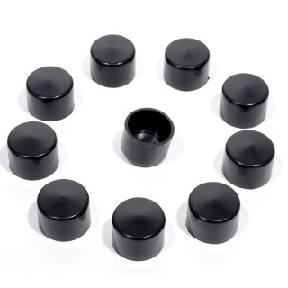 Schrauben Abdeckungen 3/8" Schwarz für Harley Davidson Getriebe Motor Cover TOP