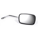 Rear Mirror Chrome fits Harley Davidson and Custombikes long stem Classic Style