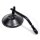 Round black classic small mirror with E-Mark for Harley-Davidson ECE