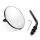 Round black classic small mirror with E-Mark for Harley-Davidson ECE