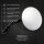 Round black classic small mirror with E-Mark for Harley-Davidson ECE