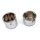 Chromed Rear Axle Nut Cover Kit  fits Harley Davidson Softail 2000-2007