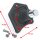 Anlasser Direkt Starter Schalter Schwarz f Harley Davidson Big Twin Sportster HD