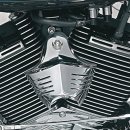 Hupenabdeckung Chrom V-Style Horn Cover f&uuml;r Harley-Davidson Big Twin Cam Evo