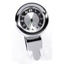 Lenkeruhr Metall Chrom Motorrad 22-25mm Klemme für Harley Suzuki Yamaha Cruiser