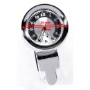 Lenkeruhr Metall Chrom Motorrad 22-25mm Klemme für...