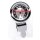 Chrome Metal Motorcycle Handlebar Clock 22-25mm Clamp for Harley Yamaha Cruiser