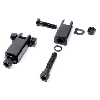 Support de repose-pieds arrière noir pour Harley-Davidson Sportster XL -2003