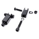 Black rear Foot Peg Support for Harley Davidson Twin Cam...