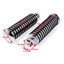 Footpegs Chrome Sundance for Harley-Davidson Softail Dyna Sportster V-Rod XL