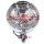 5¾" Faro Cromo H4 Scanalato trasparente per Harley-Davidson Universale Omologato