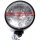 5¾" Phare noir pour Harley Suzuki Universel Chopper H4 ECE Bates-Style