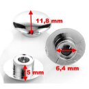 Coperchi bulloni a brugola Morsetti manubrio riser cromati da ¼" Harley-Davidson