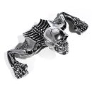 Totenkopf Ornament Skull Skelett f&uuml;r 4&quot;- 5&frac34;&quot; Scheinwerfer Harley Suzuki Honda Chopper 
