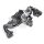 Faro esqueleto cráneo 4"- 5¾" Harley Suzuki Honda Chopper
