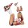 Aufkleber-Set Fu&szlig;ballspielerin Kroatien Pin Up Girl 16,5 x 14,5 cm Soccer Babe 