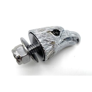 Águila Tornillos Placa Metal Cromo negro Chopper Custom 35mm cabeza de águila