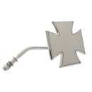 SPECCHIETTO Croce di ferro CROSS CROMO PER HARLEY...