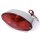 Feu Arrière chromé Cateye Moto Harley Suzuki Yamaha Honda Cruiser Universel ECE