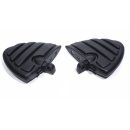 Footpegs Wing Mini Footboard Black for Harley-Davidson...