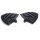 Poggiapiedi Wing Mini-pedana Nero per Harley-Davidson Dyna Softail E-Glide XL