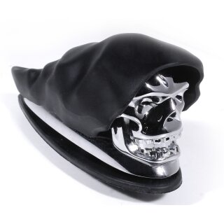 Kotflügel Fender Ornament Totenkopf Chrom Skull f. HarleyHonda Suzuki Yamaha BMW