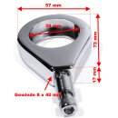 Intermitente sujeción Abrazadera cromado Horquilla...