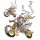Aufkleber-Set Skelett Enduro Totenkopf 17 x 13 cm Motocross Skull Decal Sticker