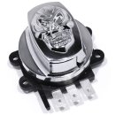 Skull Electronic ignition switch chrome for Harley-Davidson 1993-2013 Dash