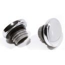 Tankdeckel Set Chrom f. Harley Davidson Evo Twin Cam Big...