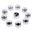 Schrauben Abdeckungen 3/8" Chrom für Harley...