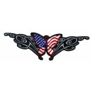Toppa Farfalla tribale USA 31 x 10 cm Butterfly Patch