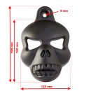 Horn Cover Skull Black for Harley-Davidson Big Twin Cam Evo to replace Cow Bell