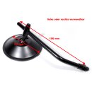 Mini Spiegel Schwarz Rund Motorrad Universal f. Suzuki Honda Kawasaki Yamaha ECE