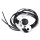 Bouton Poussoir Interrupteur Guidon Chrome Klaxon Ancien Style Harley Universel