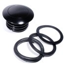 Pop Up Tapa Depósito SUPERPLANA negro para HARLEY DAVIDSON HD NEGRO PERFORMANCE