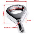 Intermitente sujeción Abrazadera cromado Horquilla...