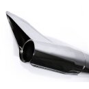 Auspuff Schalldämpfer Chrom Fishtail f Harley Davidson FL Touring Universal 84cm