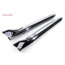 Auspuff Schalldämpfer Chrom Fishtail f Harley Davidson FL Touring Universal 84cm