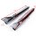 Auspuff Schalldämpfer Chrom Fishtail f Harley Davidson FL Touring Universal 84cm