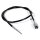 Tachowelle f Harley-Davidson 100cm Vorderrad 16mm + 5/8" Tacho-Anschluss schwarz