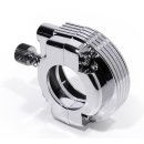 Chrome Throttle Clamp 1&quot; for Harley Davidson...