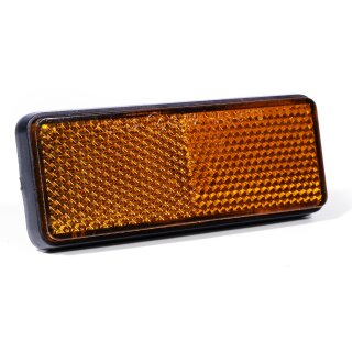 Reflektor Katzenauge Rück- Seitenstrahler orange selbstklebend Motorrad KFZ ECE