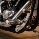 Pedaline poggiapiedi cromo Universale con staffa per Harley Honda Suzuki Yamaha